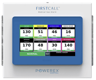 medical gas alarm panel